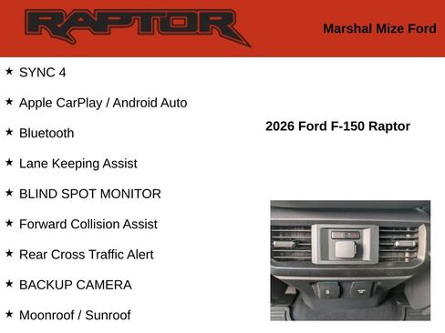 New 2026 Ford F150 Raptor AWD/4WD image 2