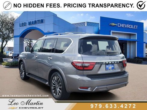 Used 2021 Nissan Armada Platinum w/ Captain's Chairs Package RWD image 4