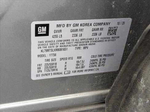 Used 2021 Chevrolet TrailBlazer RS w/ Sun and Liftgate Package image 14