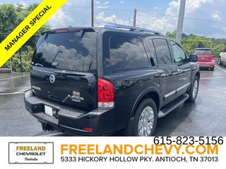 Used 2015 Nissan Armada Platinum w/ 2nd Row Captain Seat Package AWD/4WD video 3