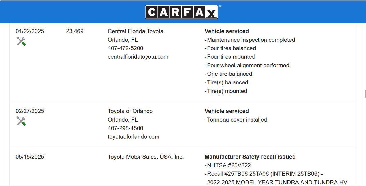 Used 2024 Toyota Tundra Limited w/ TRD Off-Road Package AWD/4WD image 79