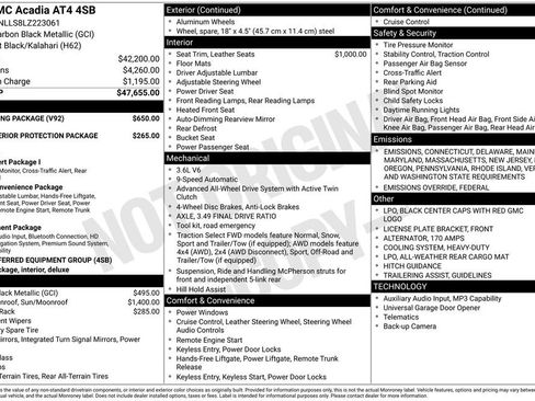 Used 2020 GMC Acadia AT4 w/ Trailering Package image 6