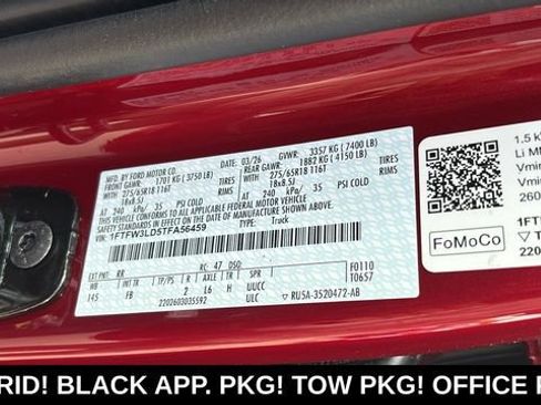 New 2026 Ford F150 XLT w/ Equipment Group 302A MID AWD/4WD image 35