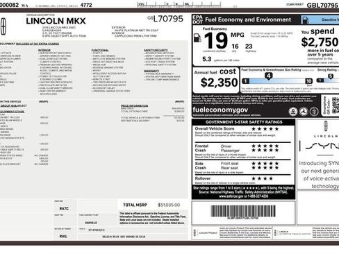 Used 2016 Lincoln MKX Select w/ Select Plus Package image 20