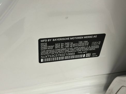 Used 2019 BMW X3 M40i w/ Premium Package AWD/4WD image 32