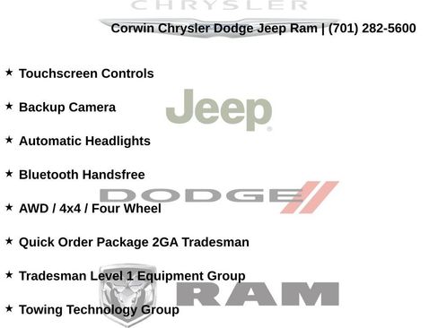 Certified 2024 RAM 2500 Tradesman w/ Towing Technology Group AWD/4WD image 8