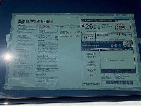 New 2026 Volvo XC60 B5 Core w/ Climate Package image 26