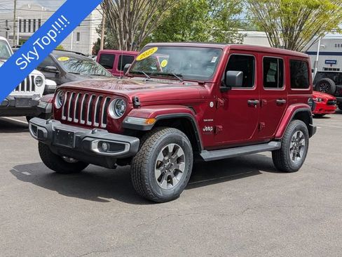 Used 2022 Jeep Wrangler Unlimited Sahara w/ LED Lighting Group AWD/4WD image 7