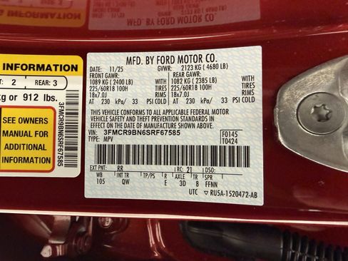 New 2025 Ford Bronco Sport Big Bend w/ Convenience Package image 14