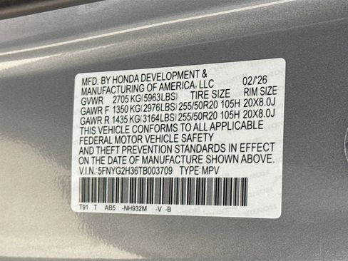 New 2026 Honda Pilot Sport image 39