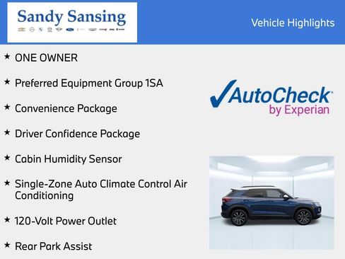 Used 2023 Chevrolet TrailBlazer ACTIV w/ Convenience Package FWD image 7