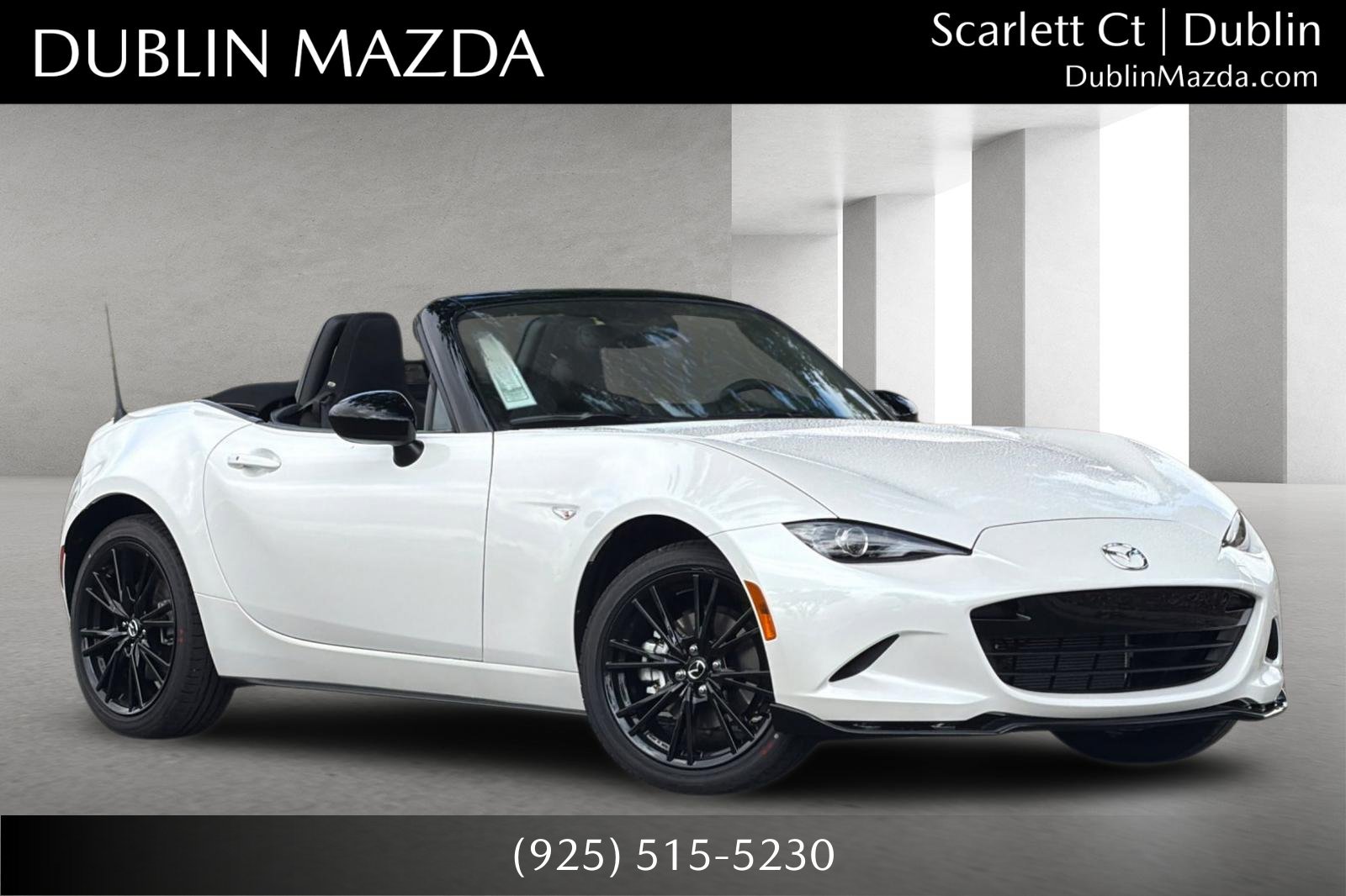 New 2026 MAZDA MX-5 Miata Club w/ Interior Package RWD image 1