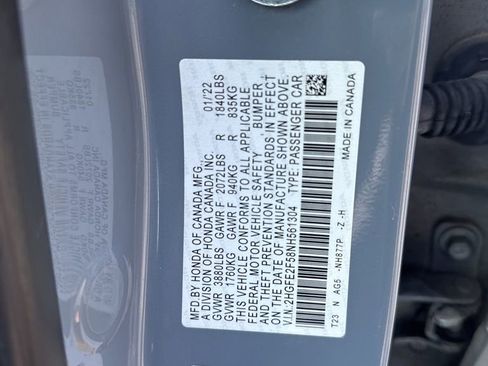 Used 2022 Honda Civic Sport image 22