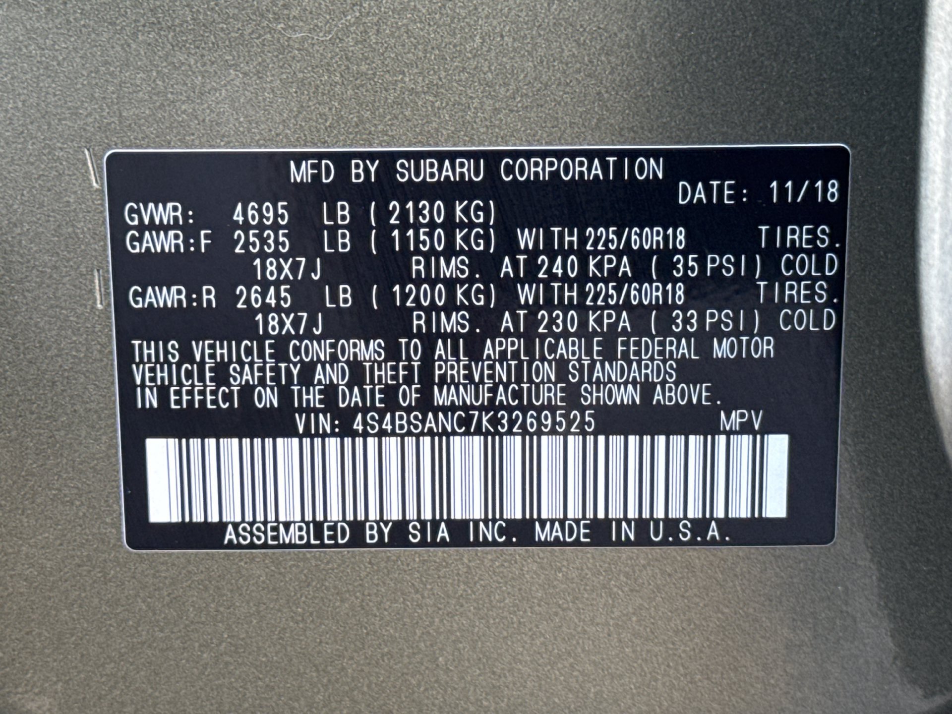 Used 2019 Subaru Outback 2.5i Limited AWD/4WD image 21