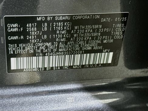 Certified 2025 Subaru Crosstrek 2.5i Limited w/ Crosstrek Mirror Package AWD/4WD image 38