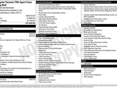 New 2026 Toyota Tacoma TRD Sport