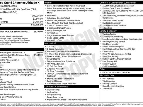 Certified 2024 Jeep Grand Cherokee Altitude image 43