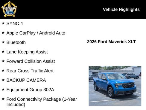 New 2026 Ford Maverick XLT AWD/4WD image 2