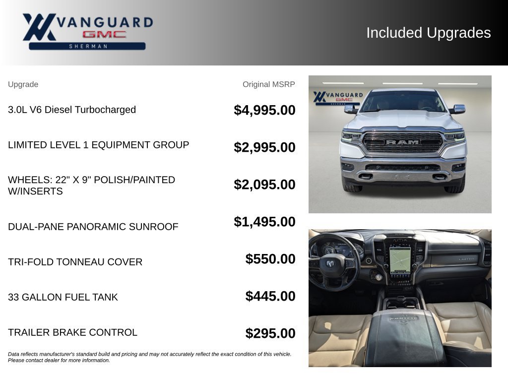 Used 2020 RAM 1500 Limited AWD/4WD image 9