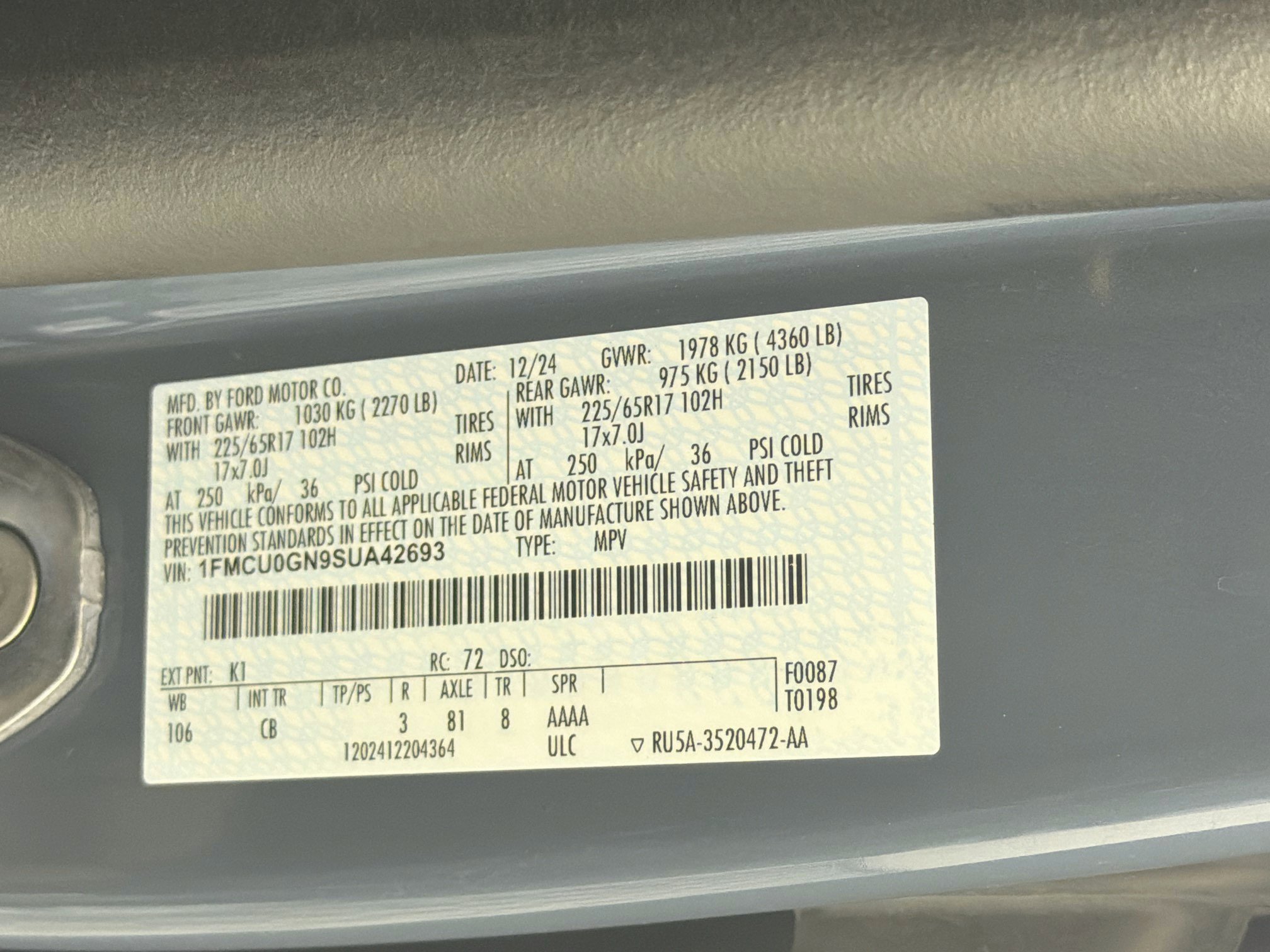 Used 2025 Ford Escape Active FWD image 12