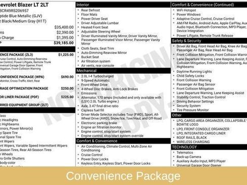 Used 2024 Chevrolet Blazer LT w/ Convenience Package image 7