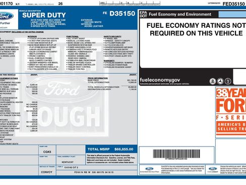 Used 2015 Ford F350 Lariat w/ Lariat Ultimate Package image 1