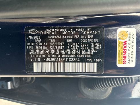 Used 2023 Hyundai Tucson Blue w/ Cargo Package image 20