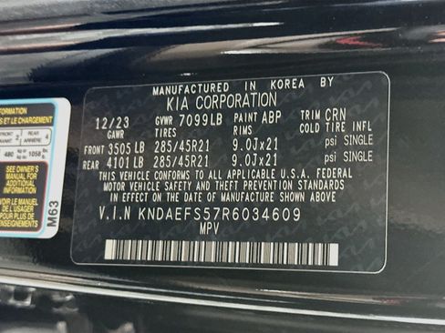 Used 2024 Kia EV9 GT-Line AWD/4WD image 34