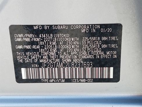 Used 2020 Subaru Crosstrek 2.0i Limited w/ Popular Package #2 image 36