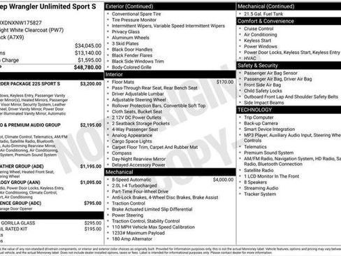 Certified 2022 Jeep Wrangler Unlimited Sport AWD/4WD image 4