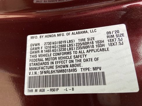 Used 2021 Honda Odyssey EX-L image 32