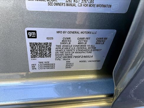 Certified 2025 Chevrolet Silverado 2500 Custom w/ Custom Value Package image 26