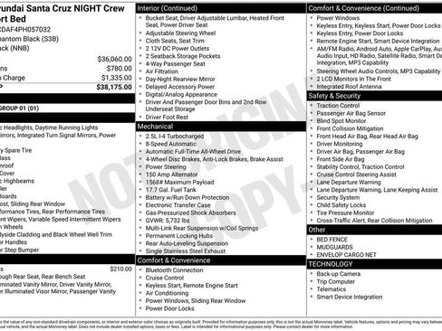 Used 2023 Hyundai Santa Cruz Night AWD/4WD image 7