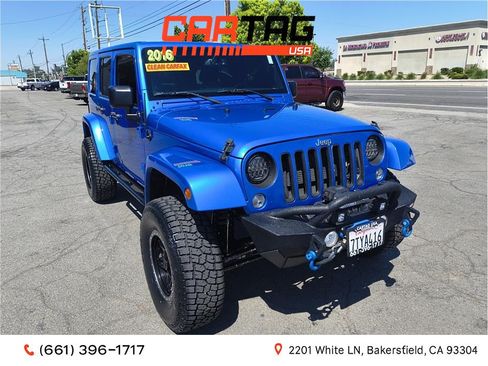 Used 2016 Jeep Wrangler Unlimited Sahara w/ Connectivity Group AWD/4WD image 1