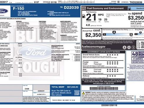 New 2026 Ford F150 XLT w/ Equipment Group 302A MID image 2