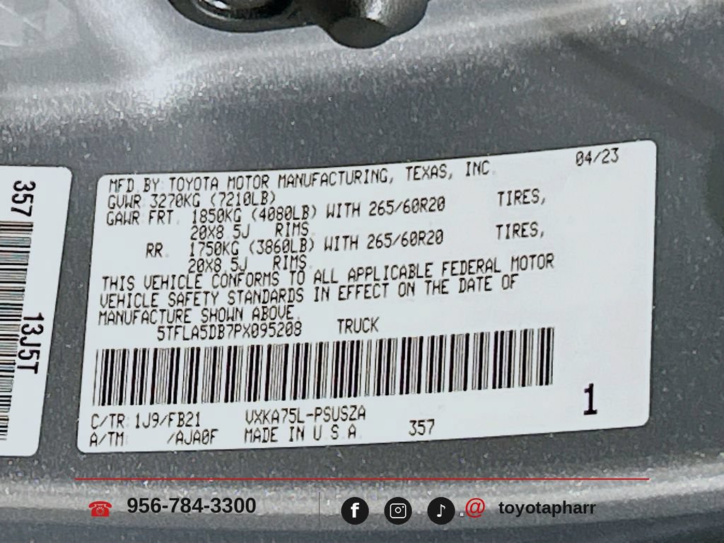 Used 2023 Toyota Tundra SR5 AWD/4WD image 29