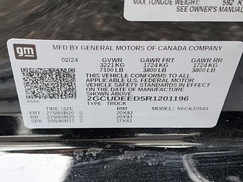 Certified 2024 Chevrolet Silverado 1500 RST w/ Convenience Package II image 36