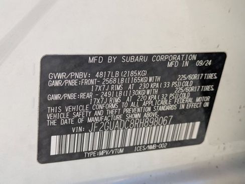 Used 2024 Subaru Crosstrek 2.0i Premium image 30