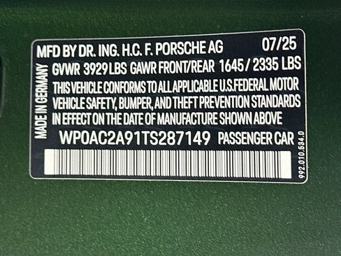 Used 2026 Porsche 911 GT3 RWD image 44