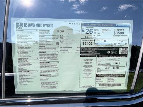 New 2026 Volvo XC40 B5 Plus w/ Protection Package Premier AWD/4WD image 13