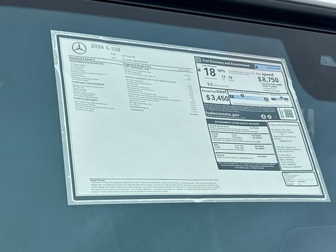 New 2026 Mercedes-Benz G 550 image 30