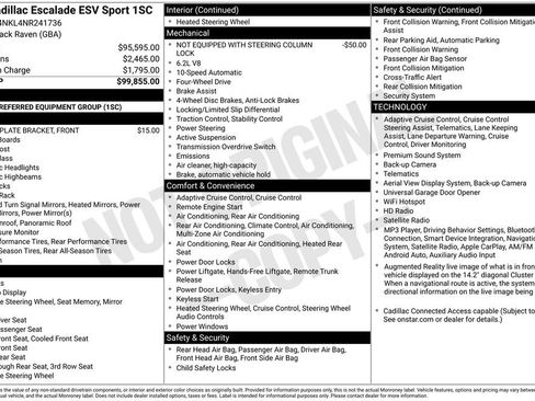 Used 2022 Cadillac Escalade ESV Sport AWD/4WD image 28