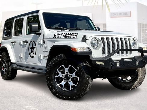 Used 2020 Jeep Wrangler Unlimited Sahara AWD/4WD image 1