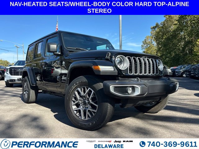 Used 2024 Jeep Wrangler Unlimited Sahara w/ Technology Group AWD/4WD image 1