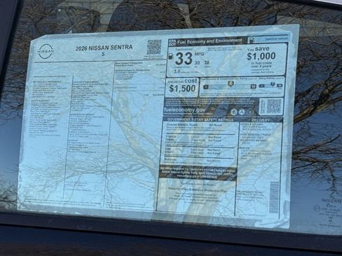 New 2026 Nissan Sentra S w/ Floor Mat Package image 22