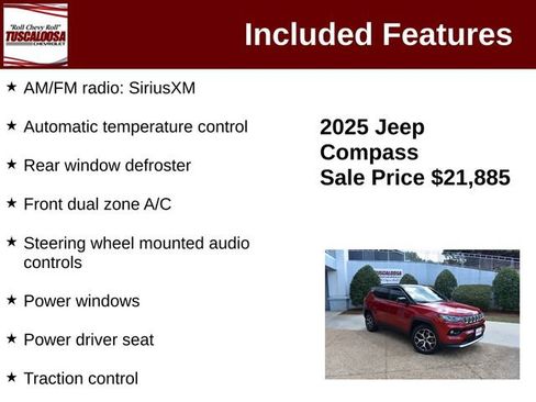 Used 2025 Jeep Compass Limited AWD/4WD image 12