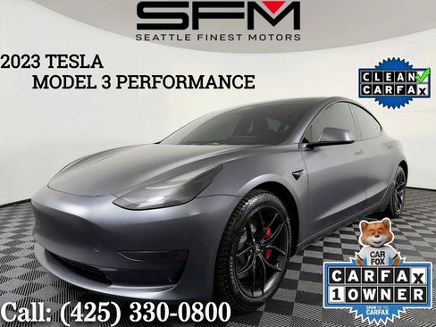 Used 2023 Tesla Model 3 Performance AWD/4WD image 1