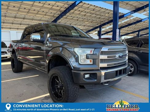 Used 2016 Ford F150 Platinum w/ Max Trailer Tow Package AWD/4WD image 7