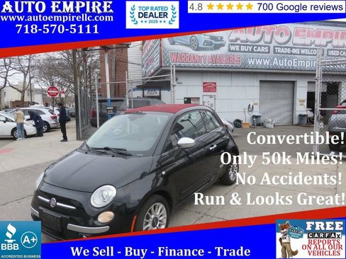 Used 2012 FIAT 500 Lounge w/ Luxury Leather Pkg image 1