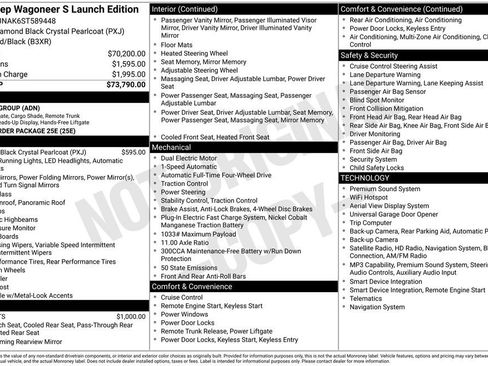 Used 2025 Jeep Wagoneer S Launch Edition AWD/4WD image 34